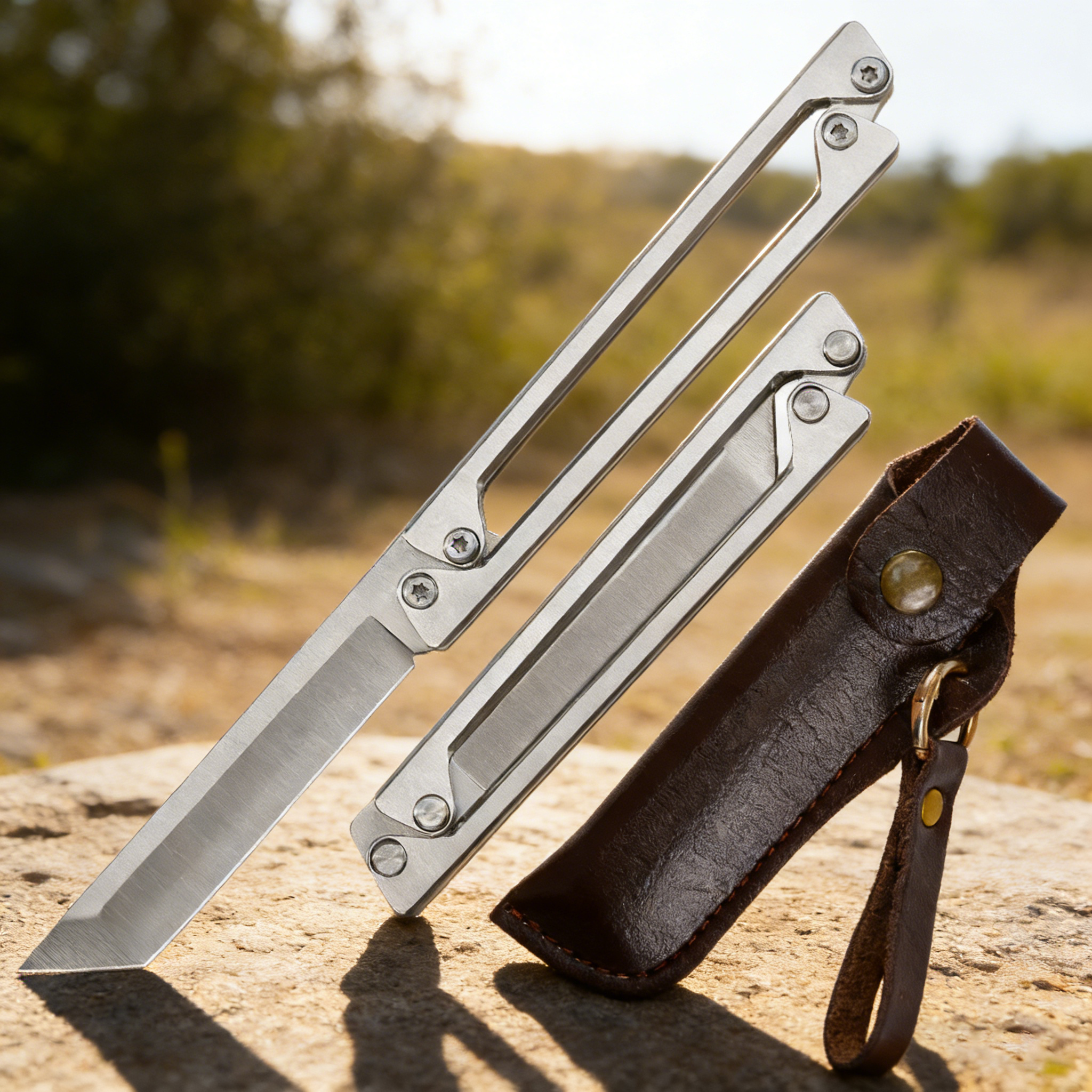 Full Steel Stainless Steel Folding Knife, EDC Outdoor Tool Main image