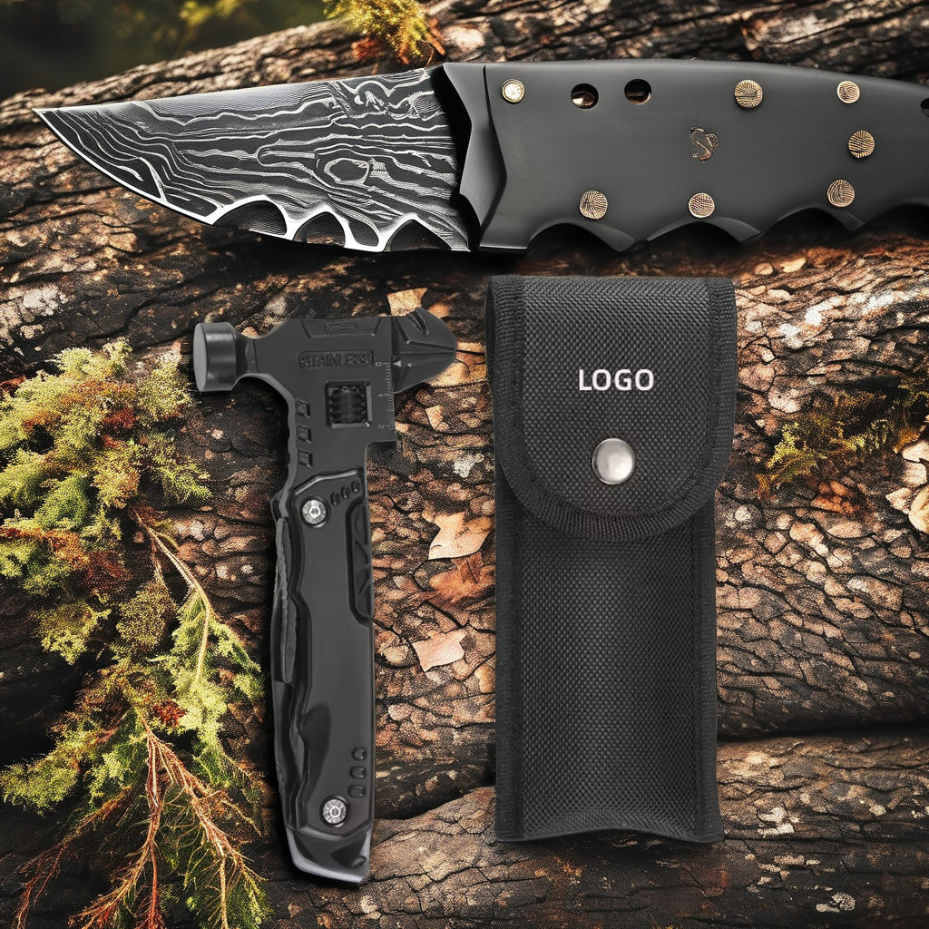 EDC Outdoor Multi-Functional Tactical Hammer with Folding Knife & Pliers Main image