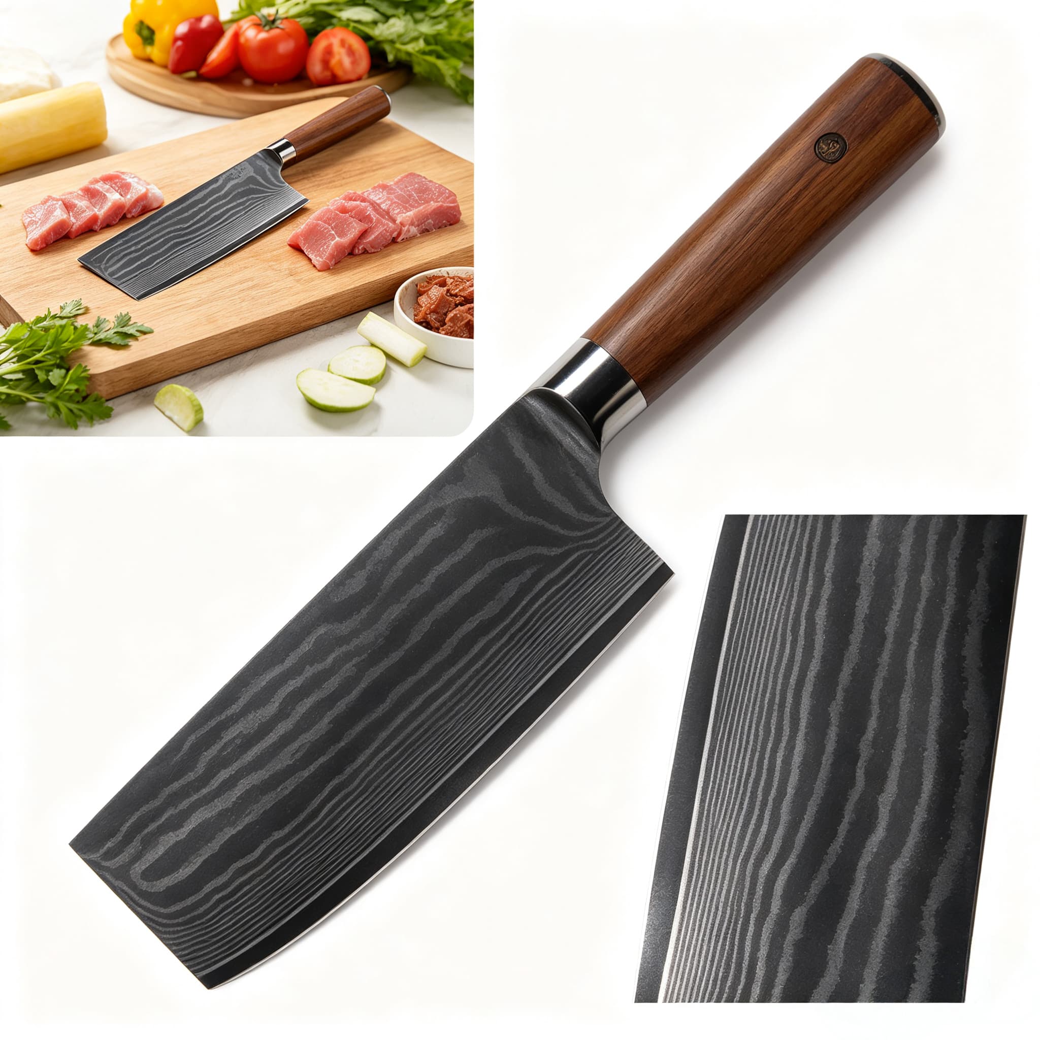 7 Inch Multi-Functional Nakiri Knife