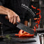 7 Inch Authentic 67-Layer Damascus Steel Nakiri Knife with Solid Ebony Wood Handle