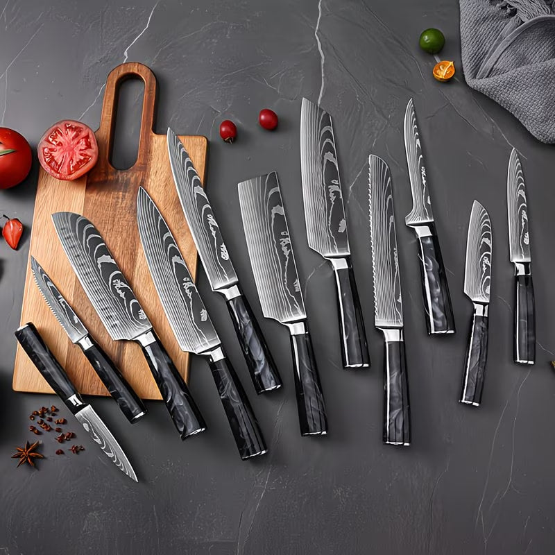 10-Piece Premium Kitchen Knife Set Main image