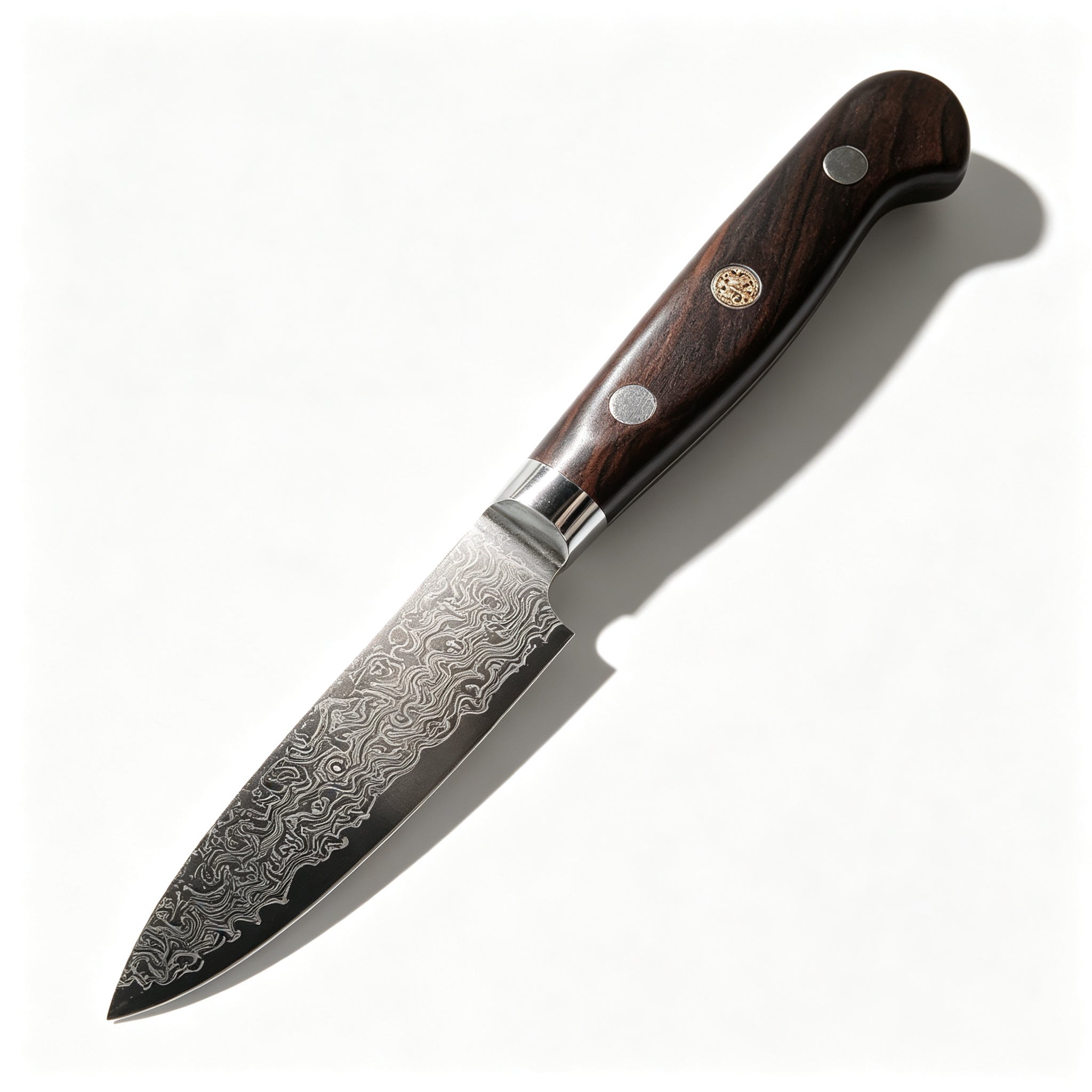 5 Inch 67-Layer Damascus Multipurpose Utility Paring Knife, Ergonomic Color-Stained Hardwood Handle Main image