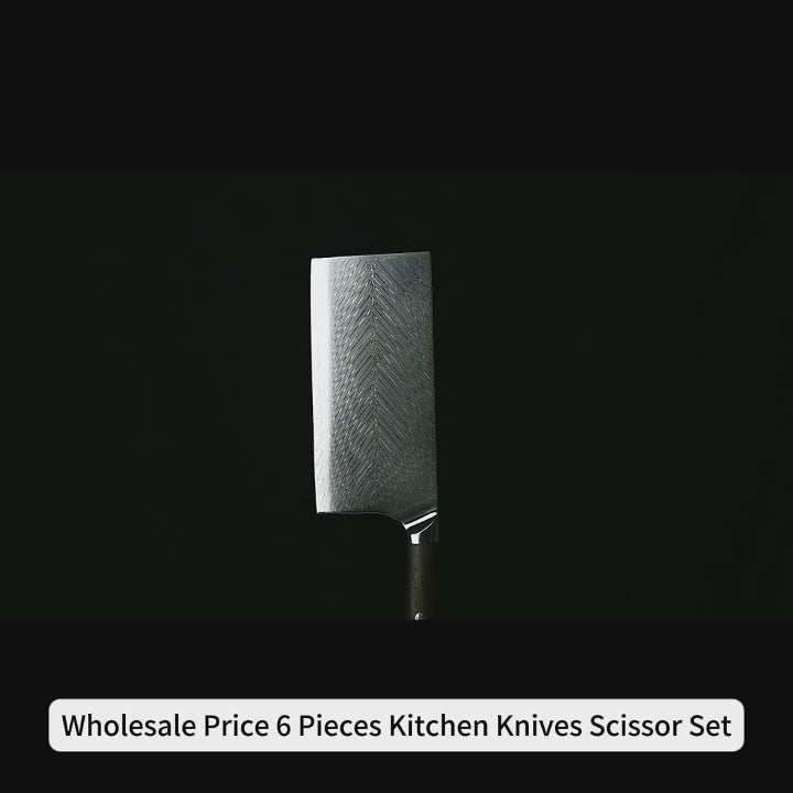 67-Layer Damascus Steel 5-Piece Wooden Handle Kitchen Knife Gift Set (with Storage Base)